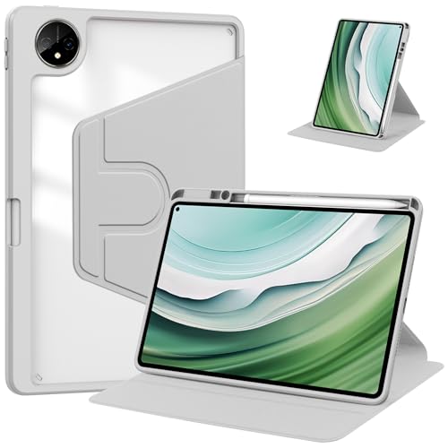 Étui en cuir synthétique gris pour Huawei MatePad Pro 11 avec béquille