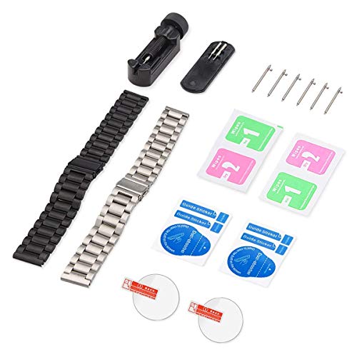 valkit Pulseira compatível com Galaxy Watch de 42 mm/Galaxy Watch 5/Pro 5/4, 2 pacotes de 20 mm Gala