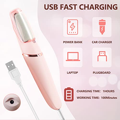 Electric Callus Removers for Feet, Haootadiy Rechargeable Electric Foot Callus Remover Pedicure Kits with16 in 1, Removes Dry Skin for Smoother Feet, Foot Care for Dead Skin Ideal Gift