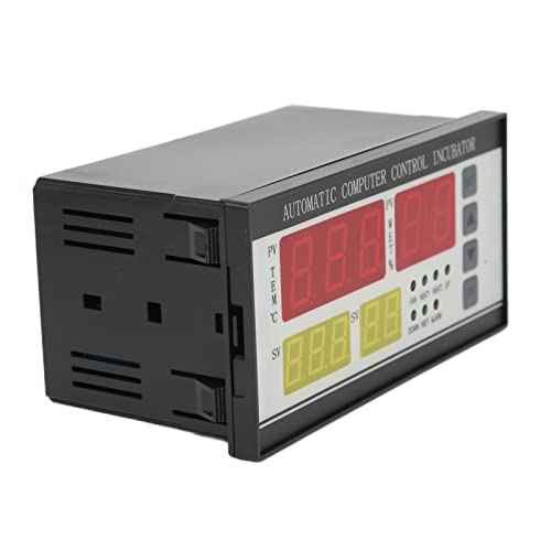 aqxreight Termostato del Controlador de Incubador de Huevos con Temperatura Automática y Control de Humedad para Refrigeradores e Incubadoras (220V)