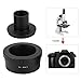Bindpo T2-M4/3 Microscope Adapter with M42 Thread, Converter for 23.2mm T Mount Microscope Eyepiece to for M4/3 Mount Mirrorless Camera