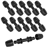 WATERMIL Durchgangsverbinder QJ 16x16 mm für Bewässerungssystem, Gartenschnellkupplung (1)