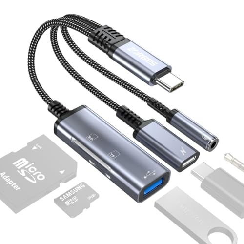 Image of Verilux USB-C Adapter with 10W Charging & 480Mbps Data Synch & USB 3.0 Port