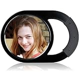 Hand Mirror, Unbreakable Handheld Mirror with Silicone Handle for Personal Beauty, Hair Salon or Barber Shops, Come Anti-Static Carbon Combs