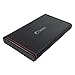 FANTEC 1661 Externe Festplatten Gehäuse für 6, 35 cm (2, 5 Zoll) SATA i/II/III Festplatte/Solid State Drive Schwarz