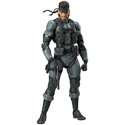 Game Metal Gear Solid 2: Sons Of Liberty Solid Pvc Action Figure 6-Inch Animated Action Diagram, Boxed #TOP27