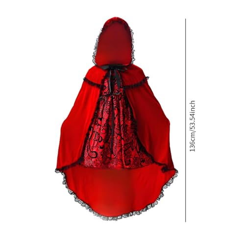 Disfraz Caperucita Roja para Niñas 140cm miniatura 3
