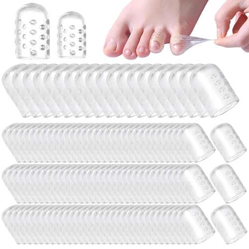 120 protectores de dedos de los pies, protectores de dedos grandes, recortables y reutilizables, para uso diario, deportes, senderismo, también como parches para callos y vejigas
