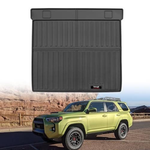Custom for 2010-2024 Toyota 4Runner 5 Seat Cargo Mats Trunk Liner All Weather TPE Protection Mat Accessories (for 2010-2024 Toyota 4 Runner 5 Seat)