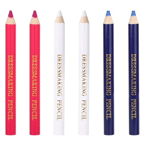 Sinbana 6pcs Fabric Markers for Sewing Pen, Water Soluble Tailors