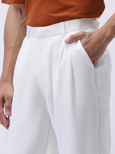 Image of Urbano Fashion Men's Loose Baggy Fit Solid Korean Pants Stretchable