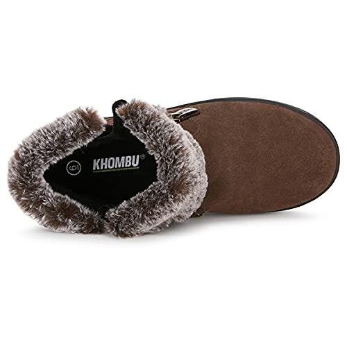 Khombu K-JESSICA Women'S Jessica Ankle Boots Faux Fur Shearling Lining thumb #4
