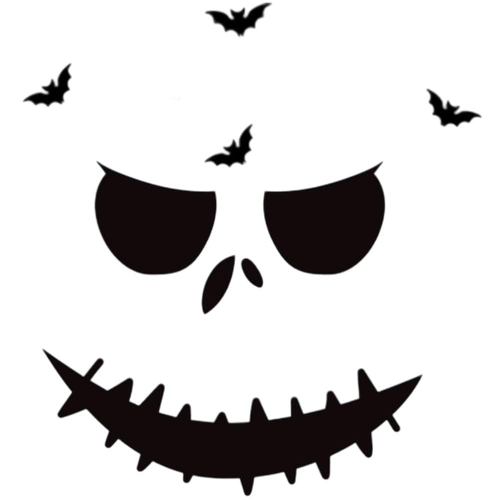 Halloweenowe naklejki na drzwi straszne naklejki z czaszką śmieszne naklejki na okna do nawiedzonych domów imprezy halloweenowe dekoracje ścienne