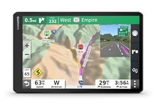 Garmin Camper 1090 MT-D -Navigationsgerät mit riesigem 10“ Display für Wohnmobile und Wohnwagen, vorinstallierte 3D-Karten für Europa, Verkehrsinfos über DAB+, Campingplatz-Datenbank, flexible Montage
