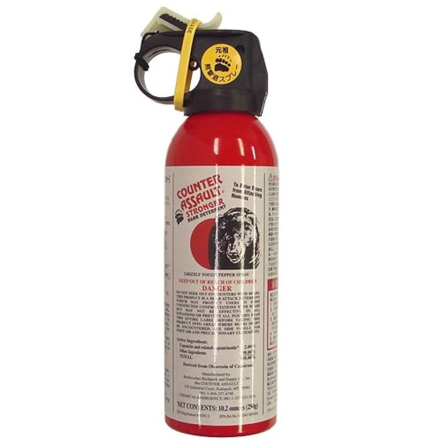 熊スプレー 熊スプレー 熊一目散 アウトドアグッズ ホルダー無し