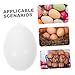BESTonZON 30Pcs Simulation Pigeon Eggs Water Injection Induced Eggs for Breeding Management and DIY Easter Decorations Realistic Hatching Props