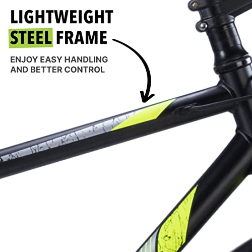 Image of CULTSPORT by Cult Vegas 27.5 inch Black Single Speed City Bike, Cycle /Bicycle with Free Cycling Event & Ride Tracking App (18 Inch Frame, Ideal for 15+ Years)