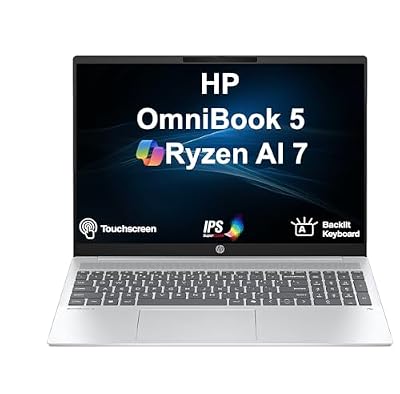 MichaelElectronics2 Customized Laptop, Created Using HP OmniBook 5 (Next Gen Pavilion) PC Laptop 16" Touchscreen, (AMD Ryzen AI 7 350 (Up to 50 Tops), 32GB RAM, 1TB, 2TB SSD, Backlit KB, W 11 Pro)