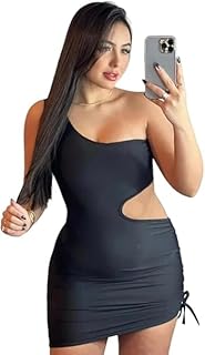 ملابس لانجيري للنساء 311، بتصميم كتف واحد، وفتحة جانبية تبرز الخصر، قصة قصيرة مزينة بكشكشة ورباط طويل من كيان للتجارة والتوزيع