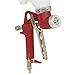 Super Deal 1.5 Gallon Air Hopper Spray Gun Paint Texture Tool Drywall Wall Painting Sprayer w/3 Nozzles(Red)