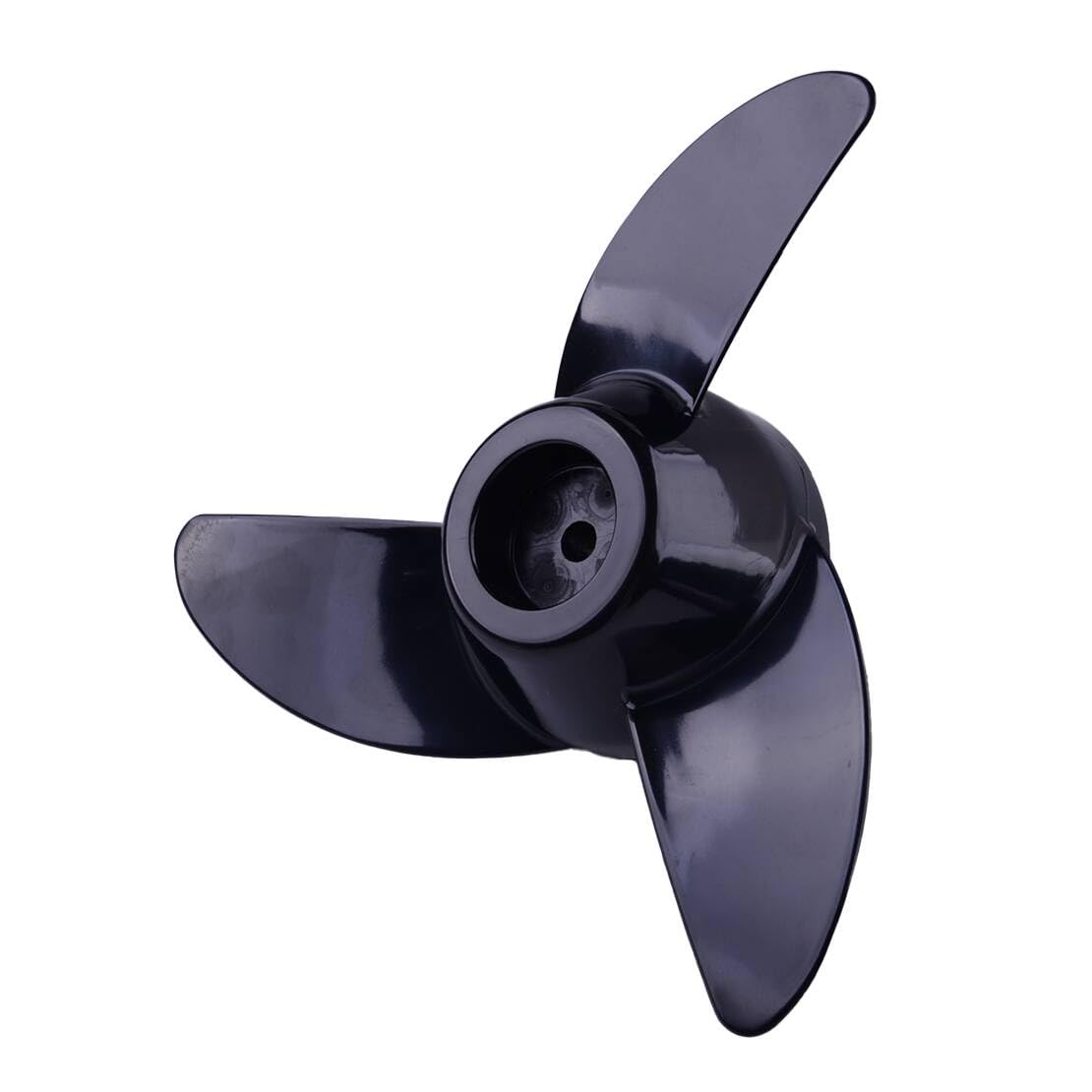 Elica fuoribordo per barche a 3 pale adatta per motore elettrico da traina a spinta 55 libbre 62 86 nero