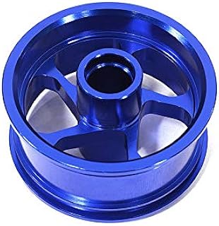 Integy RC Model C29327BLUE Billet Machined Front Wheel for Tamiya T3-01 Dancing Rider