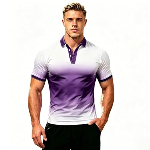Polo à manches courtes pour homme pour éviter la chaleur avec style rétro