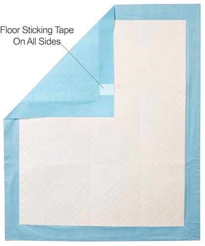 Image of Patch & Marshall Pet Training Pads with Adhesive Floor Tape,Heavy Duty,Rapid Dry & Absorbent Core, Suitable for Puppies,Small,Medium,Large Dogs , (XL - Fast Quilt - 20 Pcs)