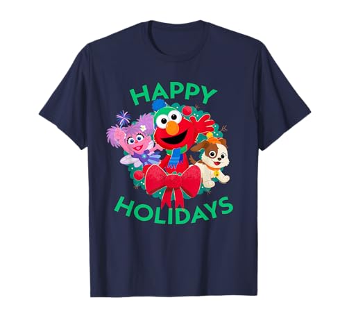 T-shirt Elmo Sesame Street Noël pour éviter le pull qui gratte pendant le réveillon