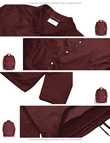 Hat and Beyond Casual Coaches Jacket Lightweight Active Unisex Windbreaker Coat4