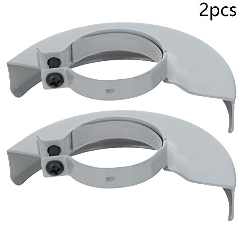 Auniwaig 2Pcs 43Mm X 110Mm X20Mm White Angle Grinder Metal Safety Guard Protector Wheel Cover For Electric Angle Grinder Housing For Bosch 110 Angle Grinder #TOP2