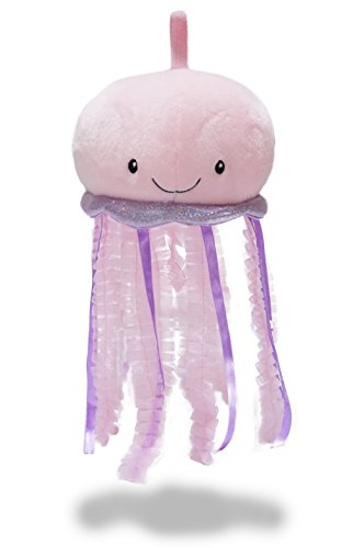 Image of Cuddle Barn Rosy The Jellyfish - Musical Stuffed Animal Baby Plush Toy with Soothing Lights, 12” (Pink)
