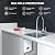 CAMPLUX Tankless Electric Water Heater for Sink Faucet, 6kW at 220~240V, Point-of-Use Water Heater CSA Certified with Self Modulating Technology