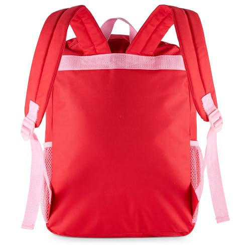 Image of AI ACCESSORY INNOVATIONS Strawberry Shortcake Backpack for Girls Bookbag featuring Strawberry Shortcake & Custard, 15 Inch School Bag, Pink