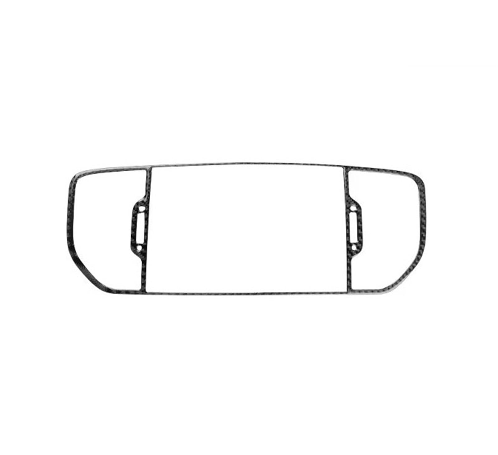 Trim Sticker Accessories Car Sticker LHD RHD Central Center AC Outlet Interior Trim for Kia for Sportage 2017 2018 2019 Car Interior Decoration(Black Carbon)