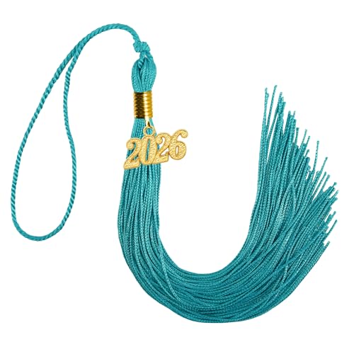 Image of GraduationMall Single&Multiple Color Graduation Tassel with 2026 Year Charm 9 inch
