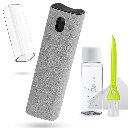 walrfid - Limpiador de pantalla táctil en aerosol, kit de limpieza para teléfonos inteligentes electrónicos, TV, laptop, tableta, PC, pantallas planas LCD de computadora, lentes, iPhone, iPad, MacBook