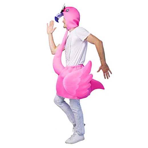 SEA HARE Disfraz de Flamenco Adulto Unisex (Talla única) (Rosado)