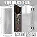Donmnemb Refrigerator Door Handle Covers Set of 4, Fridge Door Handle Covers, Kitchen Appliance Decor Handles, Dust Covers for Fridge, Dishwasher Oven Keep Off Fingerprints,Food Stains (Gray)