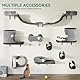 YITAHOME 11-Teiliges Stabiler Kletterwand Katzen Set aus Flanell, Katzenmöbel mit Katzenhaus, Katzenkratzbrett, Katzenhängebrücke, Katzenbett, Sisalsäule für Katze Schlafen Spielen Lounging