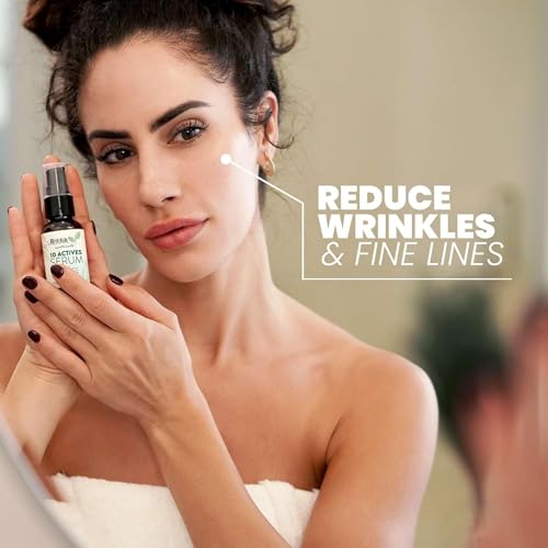 Image of Multi-Active All-in-One Serum - Vitamin C, Niacinamide, Kojic Acid & Retinol Complex | Brightens, Smooths & Firms Skin | Anti-Aging, Anti-Pigmentation & Hydrating Formula | 30 mL / 1 oz