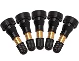 TR600HP High Pressure Valve Stems, Heavy Duty Valve Stems | Brass Rubber Snap-in Tire Valve Stem (100 Pack)