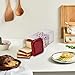 Bread Box, Large Airtight Bread Storage Container, Bread Dispenser, Bread Holders, Bread Keepers with Lid, Kitchen Accessories, for Sandwich Loaf, Sliced Breads, Refrigerator, Home, Clear