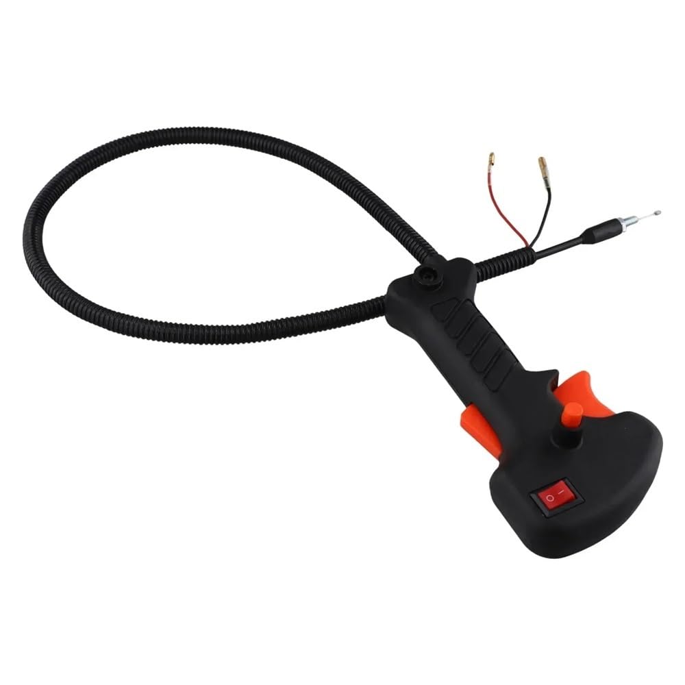 Exterior Interruptor del acelerador compatible con desbrozadora, cortacésped, interruptor de la manija del acelerador, del gatillo del acelerador, piezas de equipos eléctricos de jardín Pieza duradera