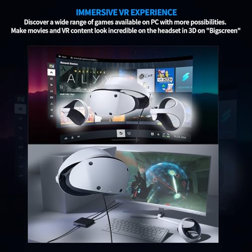 Adaptateur PC PSVR2 avec transmission fluide pour jeux VR - 3