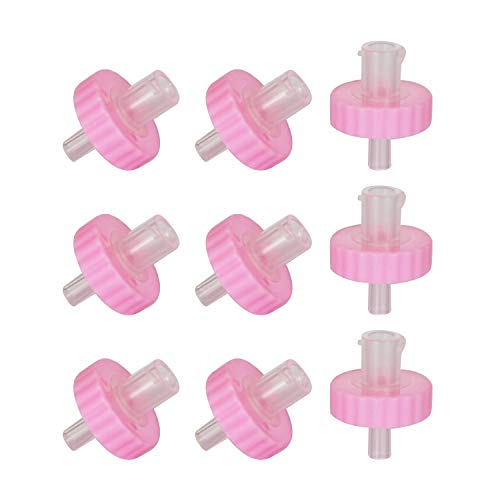Hydrophobic PTFE Syringe Filters 【Non-sterilized 】Diameter 13mm Pore Size 0.22μm for Industrial/Gas Filtration [Pack of 100pcs] by Allpure Biotechnology (PTFE-13mm-0.22μm)