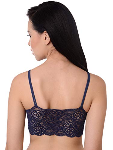 Image of Da Intimo Solid Non-Wired Lightly Padded Bralette