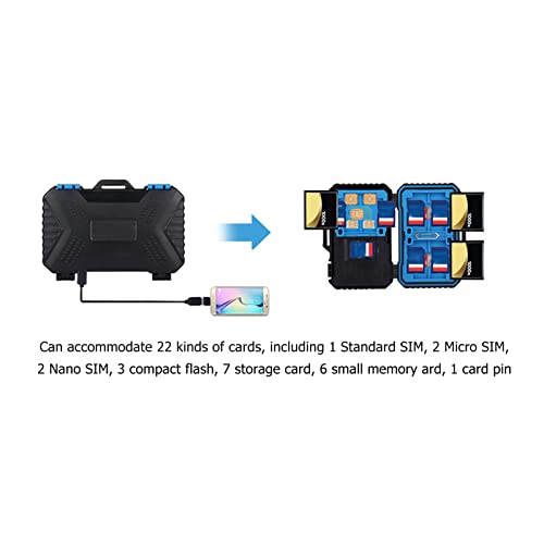 Portable Memory Card Case Large Capacity Memory Card Case Lightweight Waterproof Outdoor Portable #TOP5