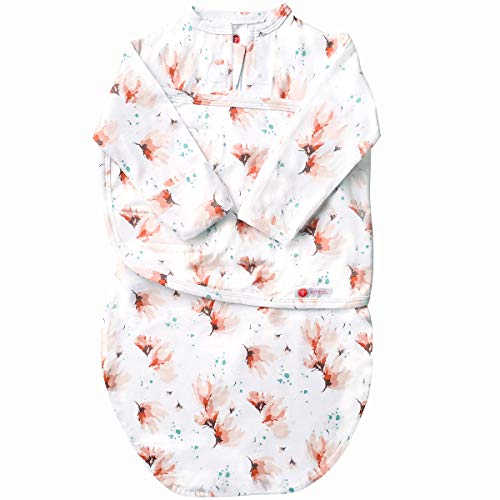 Image of embe Baby Eczema Sleep Aid Sleeper Sack for Babie | Swaddle With Fold Over Mittens Attached | No Scratch Sleeves Baby