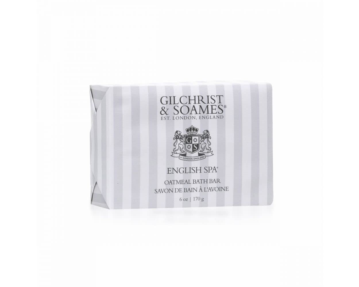 Gilchrist & Soames English Spa Oatmeal Hand and Body Bar Soap - 6oz - Citrus and Herbal Notes, Triple-Milled, Zero Parabens